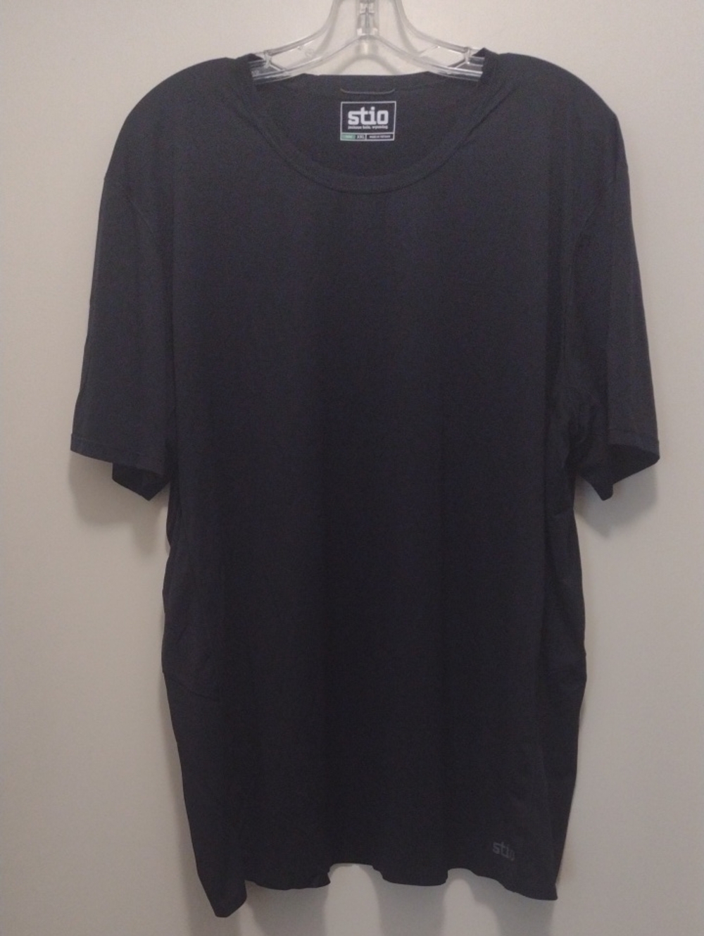 Stio Black Short Sleeve Crew T-Shirt (J1094)